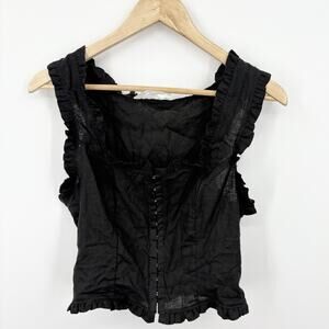 Vintage Urban Renewal Y2K Corset Top S Whimsigoth Witchy Bustier Fairy Grunge